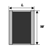 長辺電極面実装抵抗器 WK73R 3A 画像